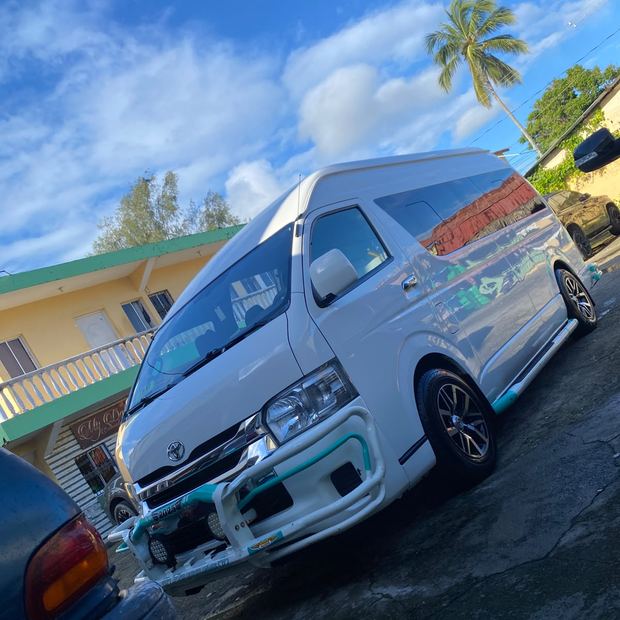 High-roof van for larger groups on the north coast